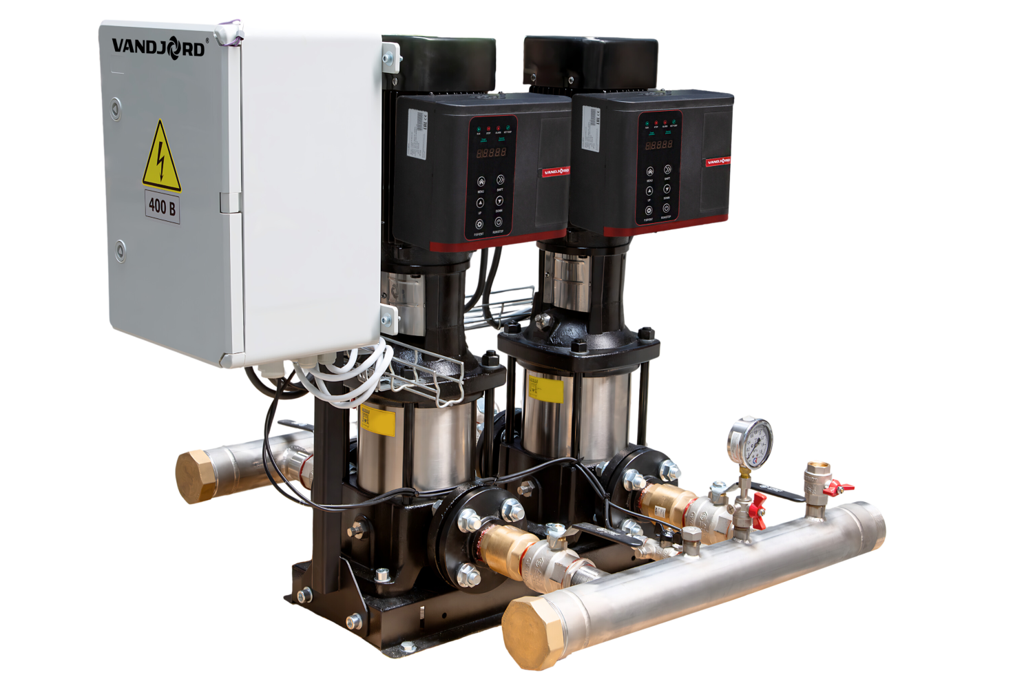 установка повышения давления hydro-me 2 crve 5-3 g2-b-r-50-16-a vandjord