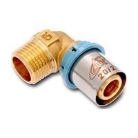 Колено 90° с наружной резьбой D20х1/2 Unidelta (4008200002)