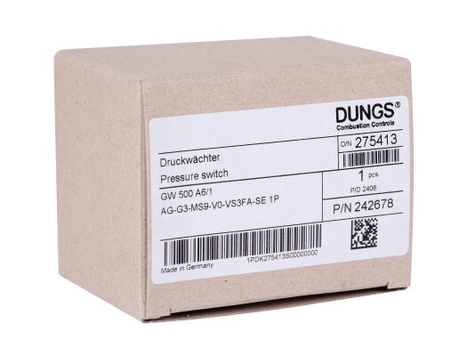 реле давления dungs gw 500 a6/1, 275413