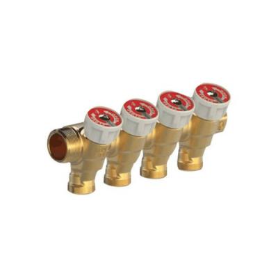 Коллектор сантехнический GIACOMINI R585C 3/4 x 1/2 для водоснабжения (R585CY062)