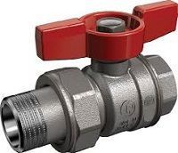 Кран шаровой полнопроходной R859 1 НР/ВР Pу28 Tmax=185 GIACOMINI R859X327
