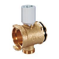 Элемент модульного коллектора GIACOMINI Ду32x3/4 E с термостатическим клапаном R53VMY106