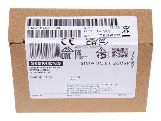 Модуль дискретного ввода Siemens, 6ES7131-6BH01-0BA0