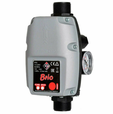 Пресс-контроль Italtecnica BRIO с манометром и таймером 230В (B2M.H5GMAB.10U.00)