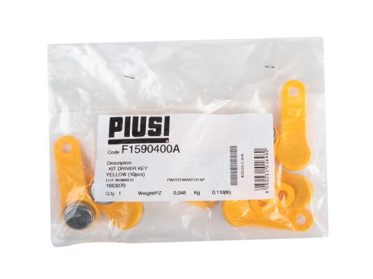 комплект ключей для piusi cube mc и piusi self service 2.0 (пользовательский)