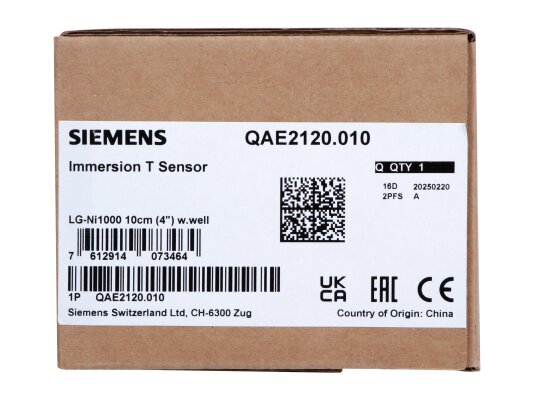 датчик температуры ecoflam qae2120.010