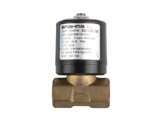 газовый электромагнитный клапан brahma e6g*sr8*1/2*cfd 13740750 газовый электромагнитный клапан brahma e6g*sr8*1/2*cfd 13740750