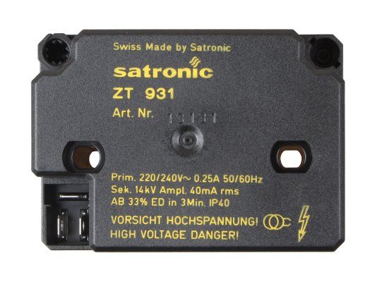 трансформатор поджига satronic / honeywell zt 931 13131