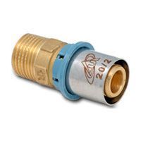 муфта с наружной резьбой d16х1/2 unidelta (4003160002)