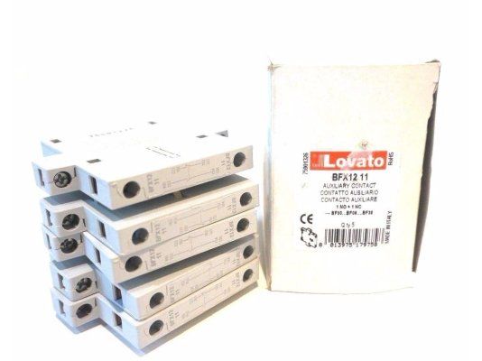 блок вспомогательных контактов lovato bfx1211