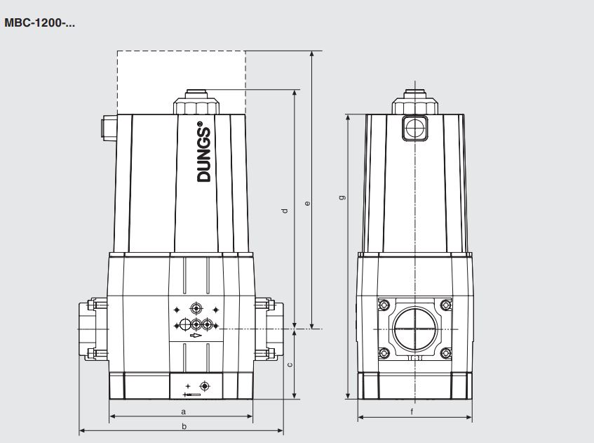 газовый мультиблок dungs mbc-1200-se-s22 245623