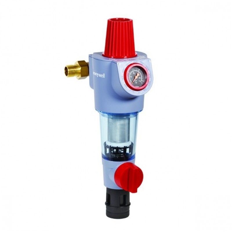 фильтр сетчатый honeywell fk74cs-3/4 aa с редуктором и промывкой fk74cs-3/4aa