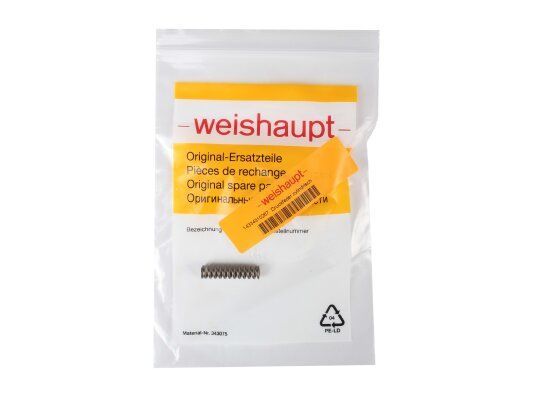 пружина нажимная цилиндрическая weishaupt 14334310267