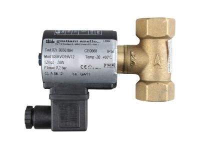Газовый электромагнитный клапан Giuliani Anello GSAVO15V12 021.0030.004