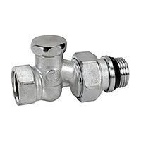Клапан отсечной прямой GIACOMINI R17TG хромированный R17EX037