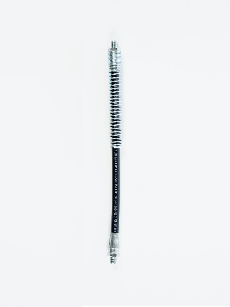шланг усиленный для смазки, 300 мм х 1/8" bspt pp180018 petropump