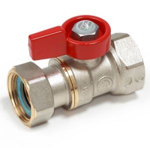 Кран шаровой GIACOMINI с вн. резьбой для котлов 1/2 F x 1/2 гайка R251PX012