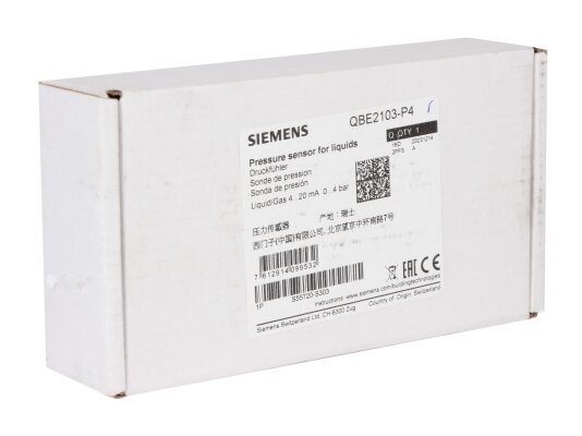 Датчик давления Siemens QBE2103-P4