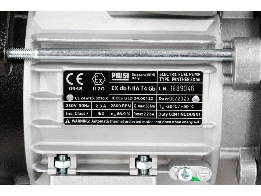 насос для топлива piusi panther ex 56, 220в