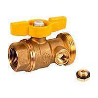 Кран шаровой GIACOMINI со штуцером1 F-RP X1 1/2 M (R790Y005)