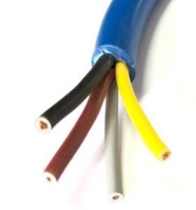 Кабель погружной Waterstry ПВХ круглый 4х2,5 (WTRYPVC425R)