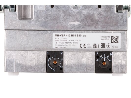 газовый мультиблок dungs mb-vef 412 b01 s30, 223143