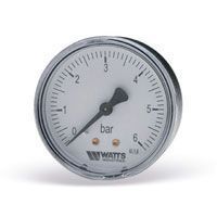 Манометр аксиальный WATTS 80 мм 0-16 бар G 1/4 черный металл (10008029)