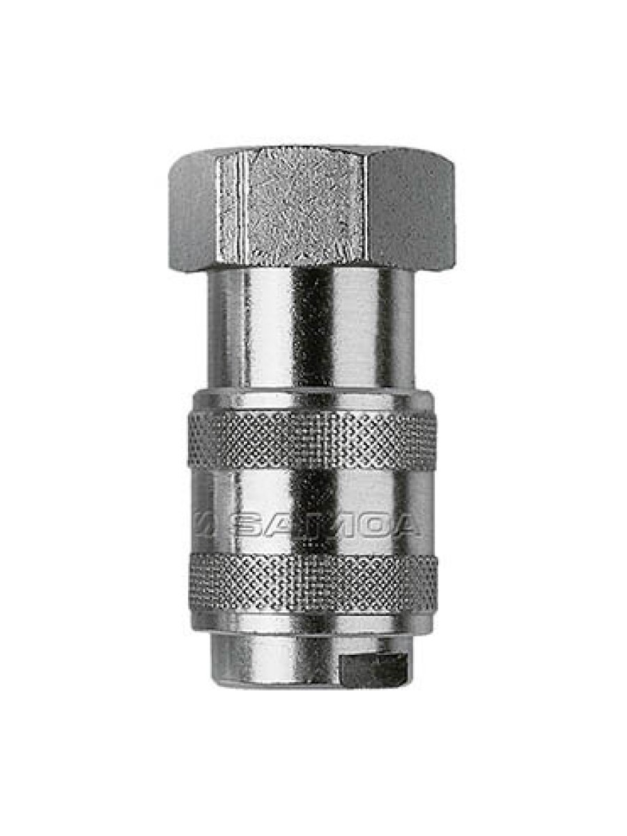 автомат. быстроразъемная муфта 1/4", резьба 1/2" bsp (f) 253112 samoa