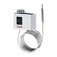 термостат danfoss kp 79 (50...+100)с длина кап.трубки 2 м 060l112666