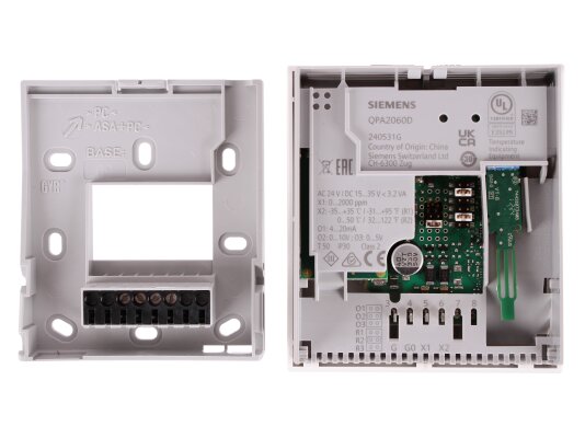 комнатный датчик качества воздуха siemens qpa2060d