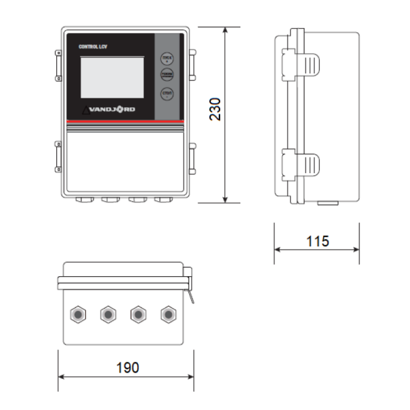 шкаф управления control lcv 131 7,5kw (18a) dol
