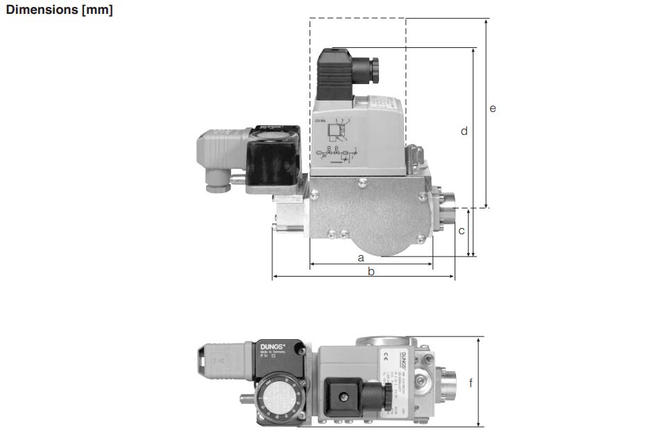 газовый мультиблок dungs mbc-65-dle 232620