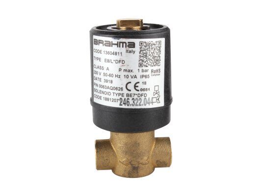 газовый электромагнитный клапан brahma e8/l dfd 13604811