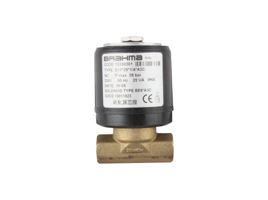 Жидкотопливный электромагнитный клапан Brahma E11*25*1/4*A3C 13330301 жидкотопливный электромагнитный клапан brahma e11*25*1/4*a3c 13330301