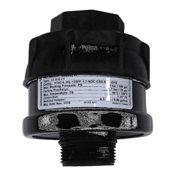 мембранный бак grundfos spare, tank mq (98893507)