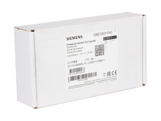Датчик давления Siemens QBE2003-P40