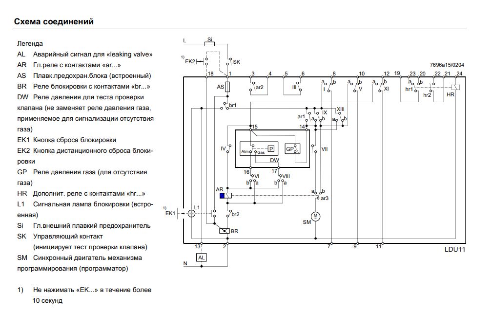 блок контроля герметичности siemens ldu11.323a17 110v