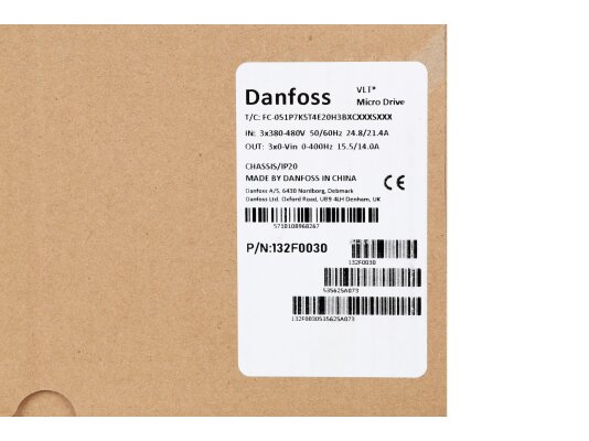 Преобразователь частоты Danfoss VLT Micro Drive FC-051P7K5T4E20H3BXCXXXSXXX