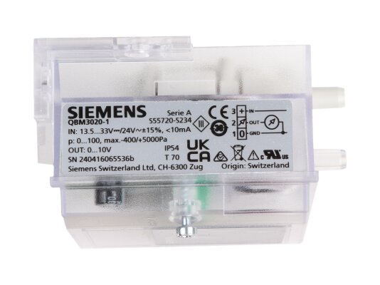 Датчик давления Siemens QBM3020-1