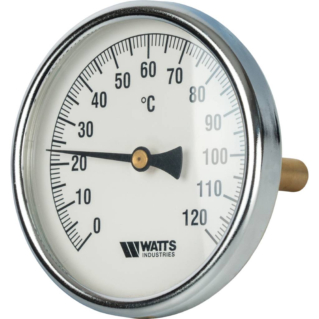 термометр биметаллический watts t 63/75 0+120*с (f+r801) (10005809)