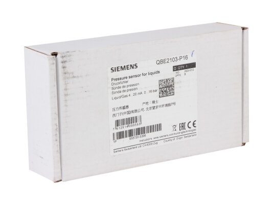 Датчик давления Siemens QBE2103-P16