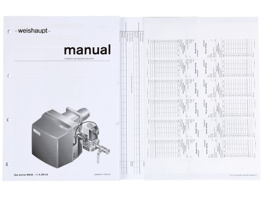 газовая горелка weishaupt wg40n/1-a, 1, zm-ln
