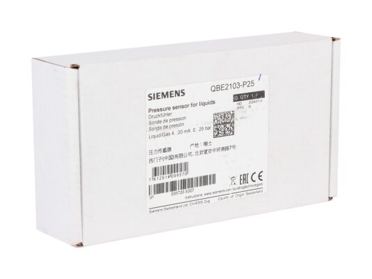 Датчик давления Siemens QBE2103-P25