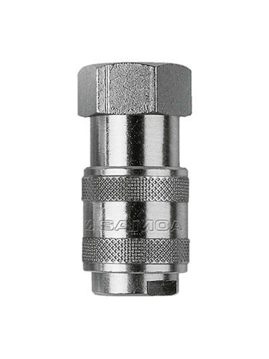 автомат. быстроразъемная муфта 1/4", резьба 3/8" bsp (f) 253138 samoa