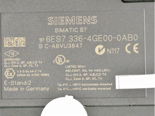 Модуль аналогового ввода Siemens, 6ES7336-4GE00-0AB0