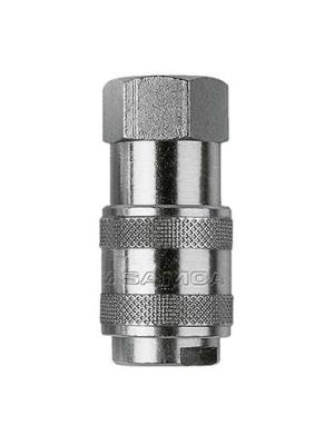 Автомат. быстроразъемная муфта 1/4", резьба 1/4" BSP (F) 253114 SAMOA