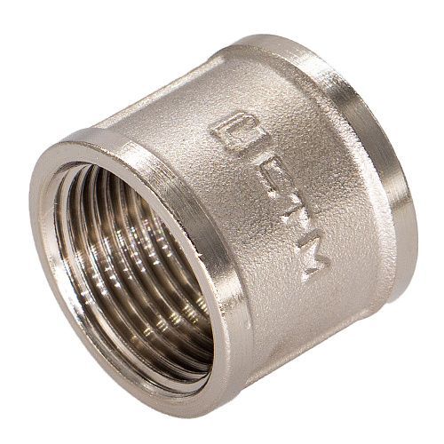 муфта латунная резьбовая прямая 1/2 г/г ctm 16 бар -20°c до +120°c crsf0012