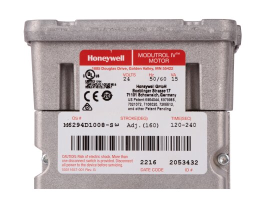 сервопривод honeywell m6294d1008-s