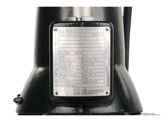 погружной канализационный насос grundfos seg.40.12.2.50b