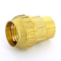 муфта пнд компрессионная переходная 40х1 1/4 нр латунная tiemme 3400004